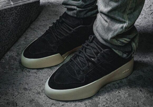 Adidas FEAR OF GOD LOW BLACK WHITE - Image 2